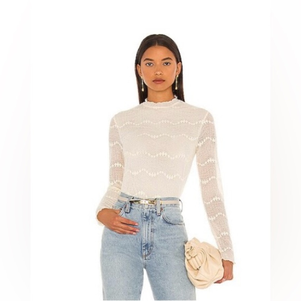 BB Dakota by Steve Madden Dreamland Top in Antique White